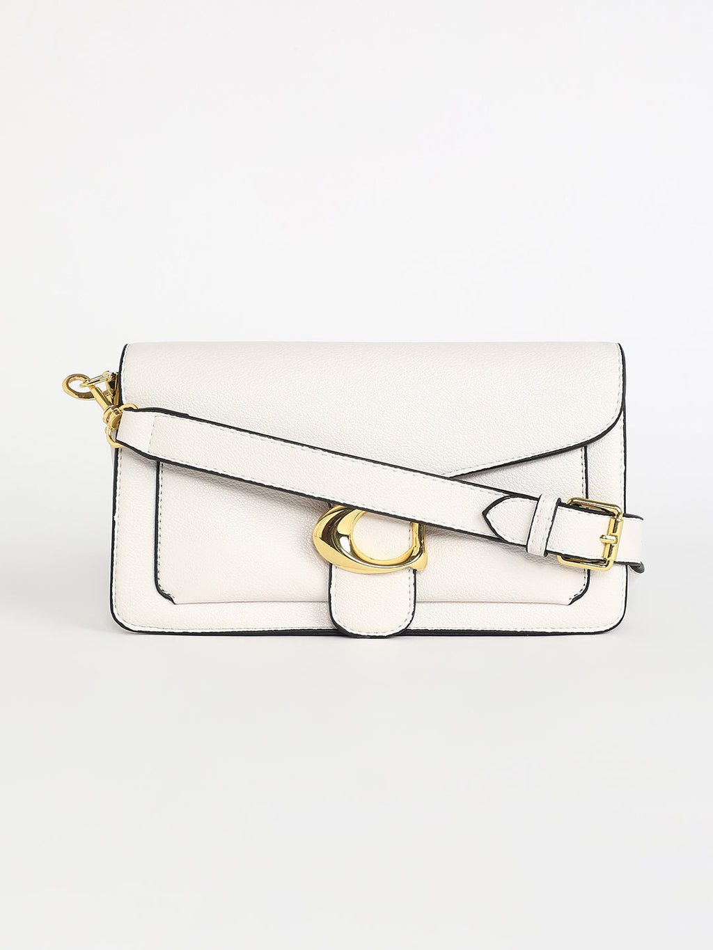 The Burg Shoulder Bag - Ivory White