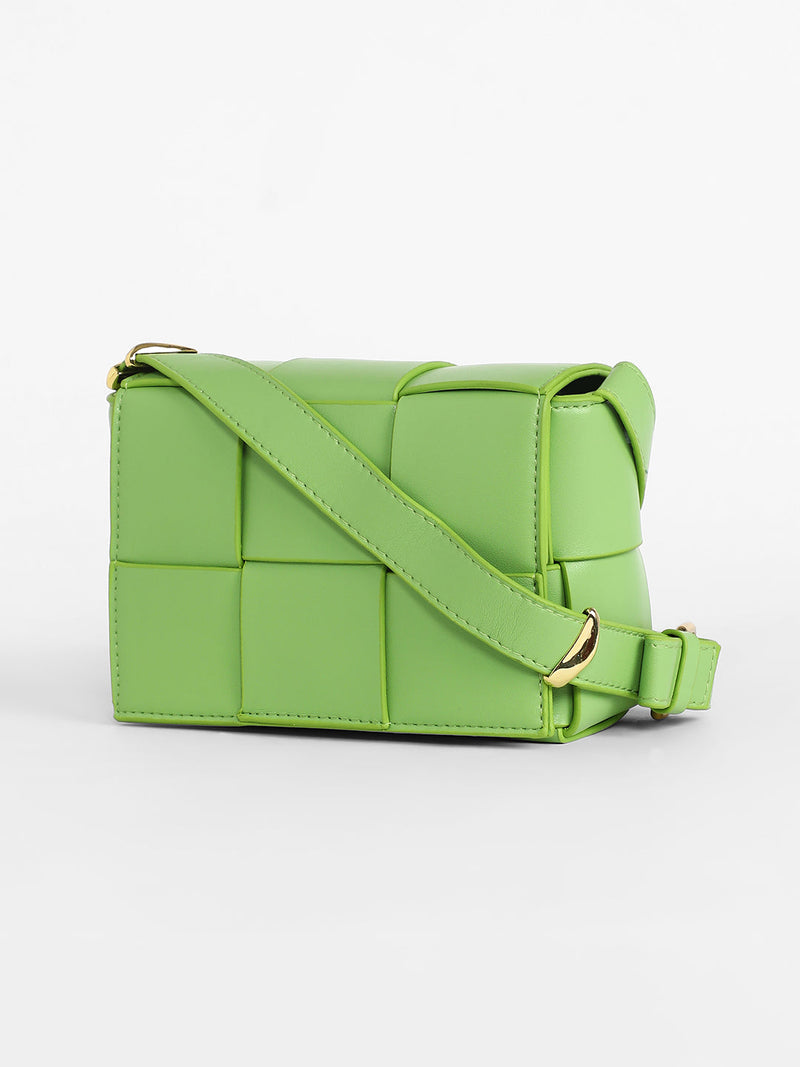 The Interwine Sling Bag - Kelly Green