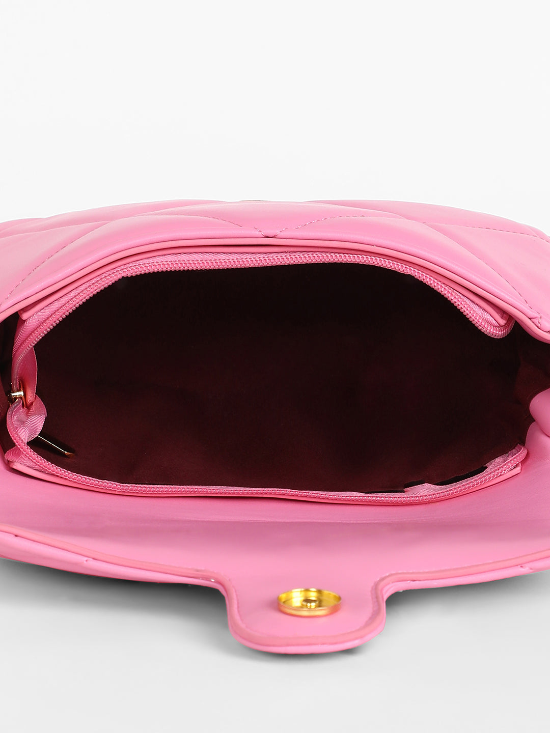 The Quilted Butterfly Shoulder Bag - Barbie Pink