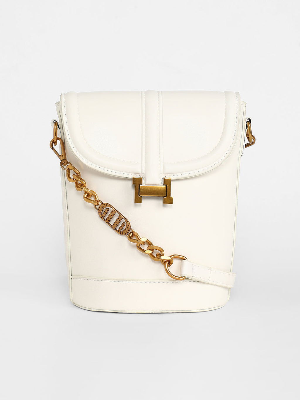 The Monogram Sling Bag - Powder White