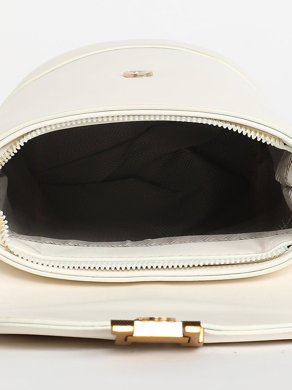 The Monogram Sling Bag - Powder White