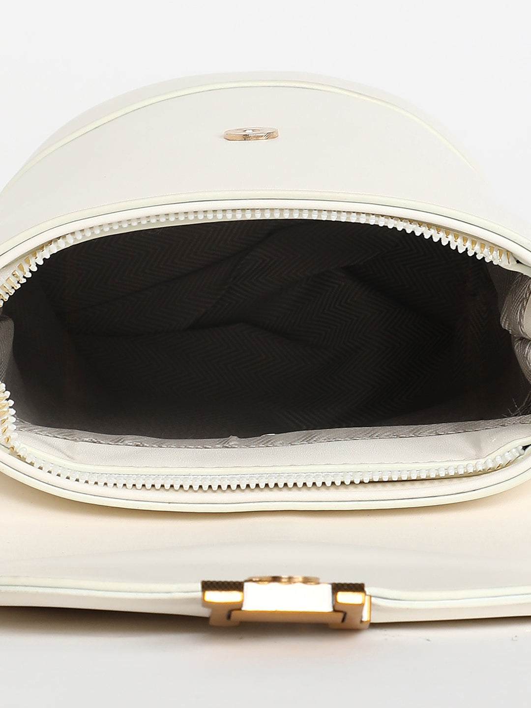 The Monogram Sling Bag - Powder White