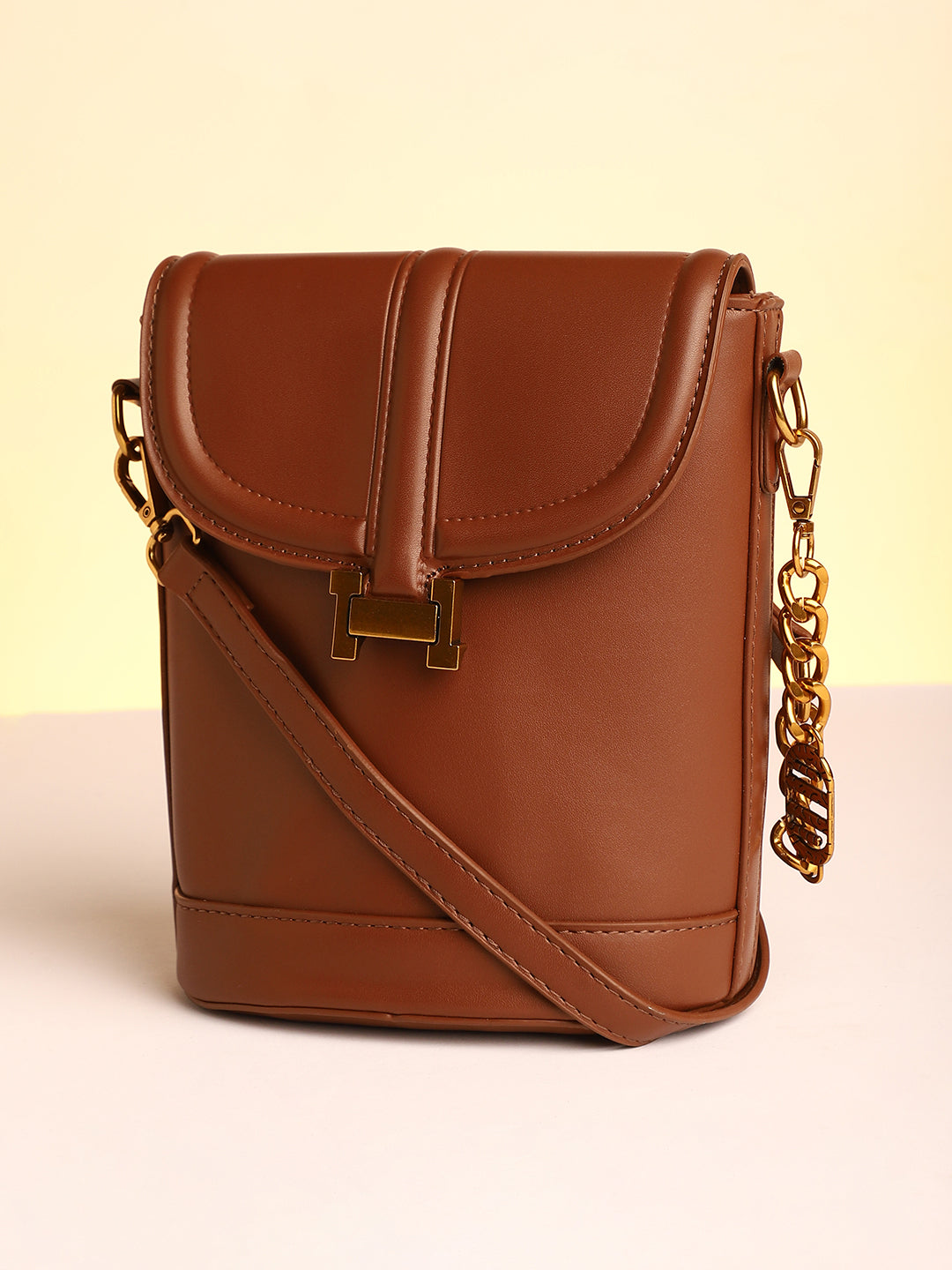 The Monogram Sling Bag - Chocolate Brown