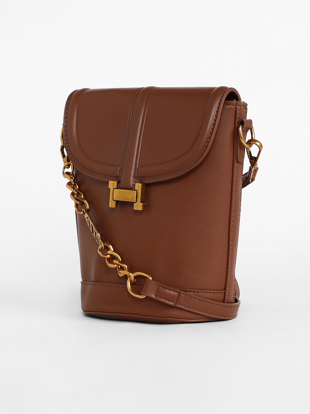 The Monogram Sling Bag - Chocolate Brown