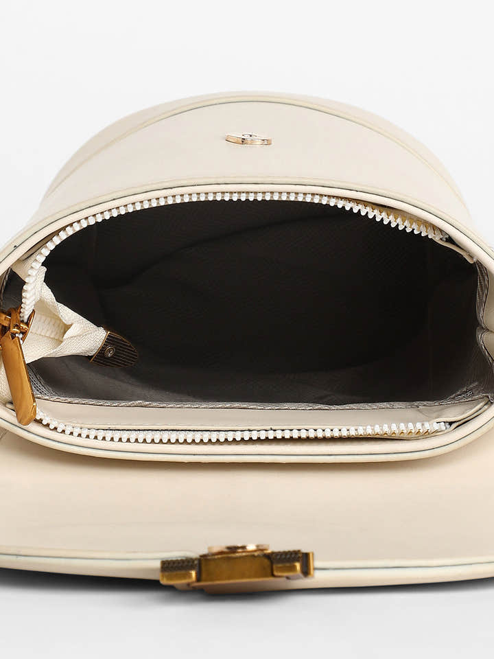The Monogram Sling Bag - Ivory Cream