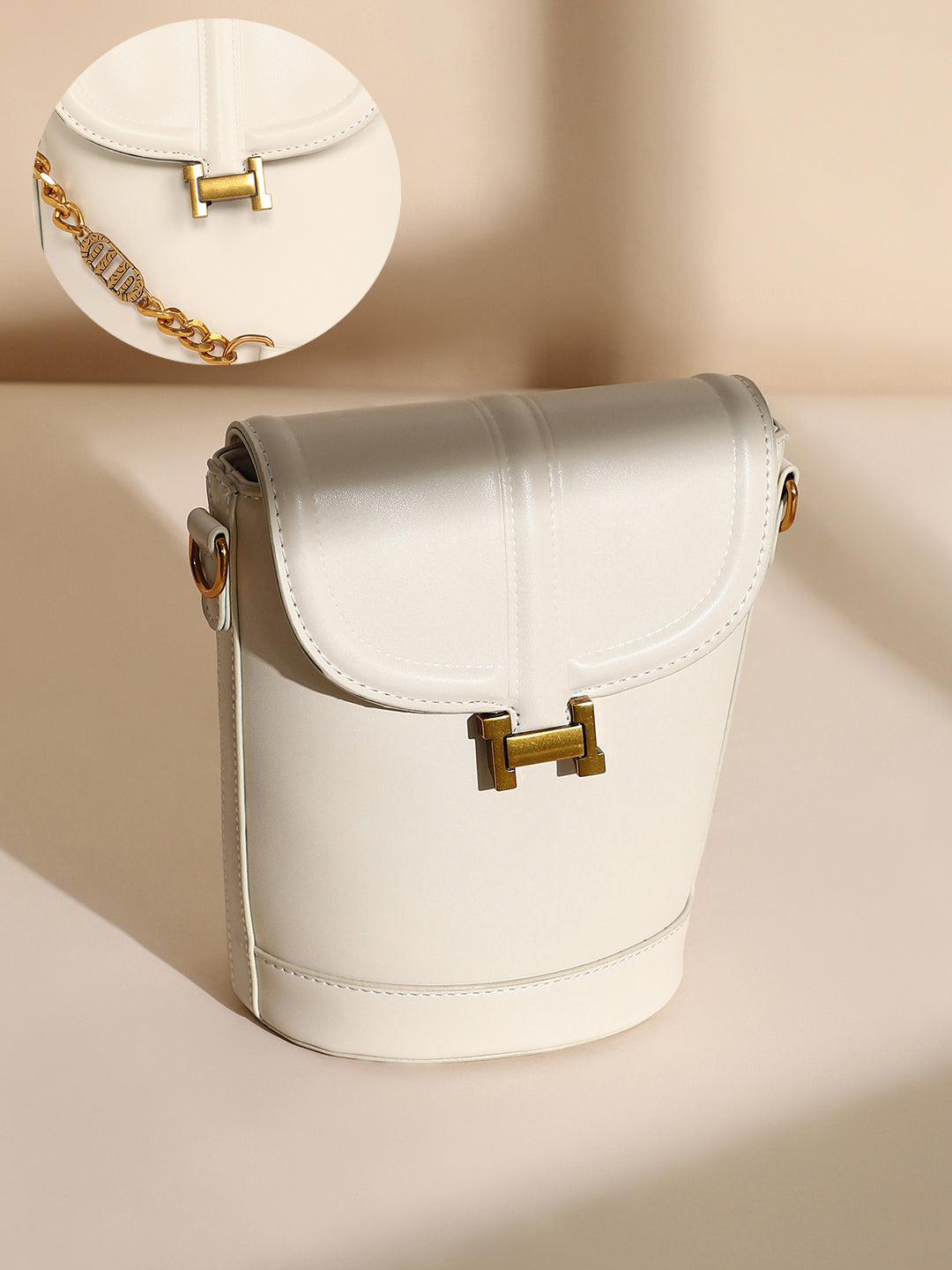 The Monogram Sling Bag - Ivory Cream