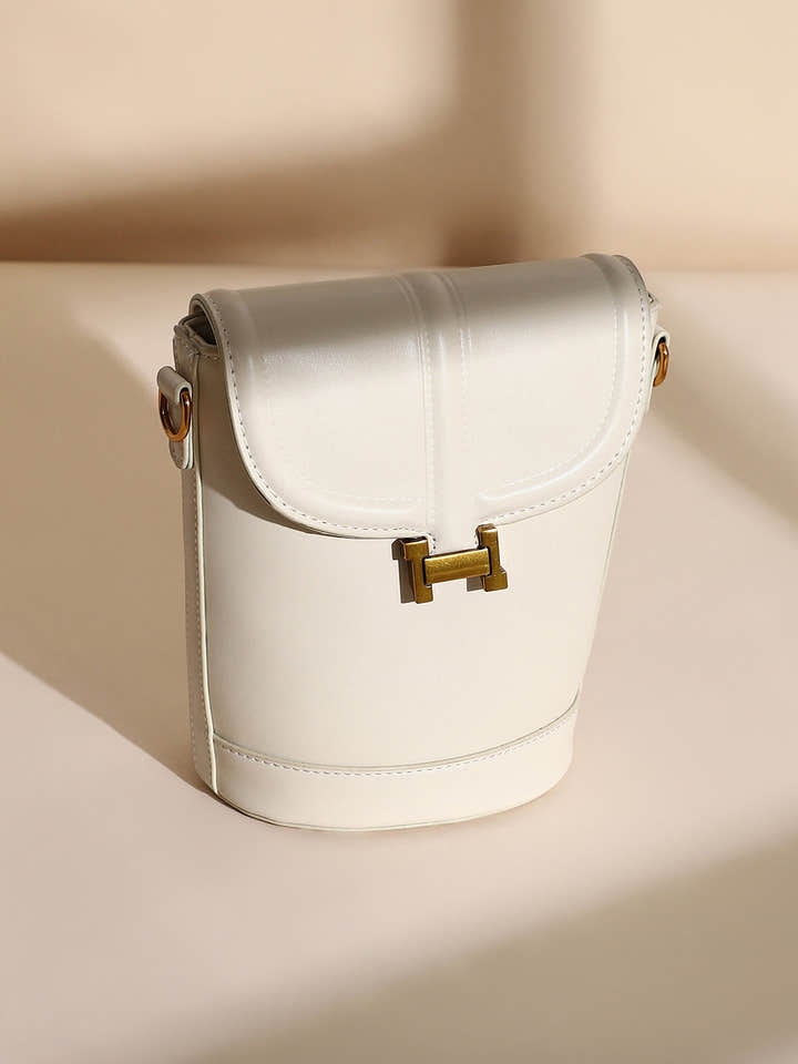 The Monogram Sling Bag - Ivory Cream