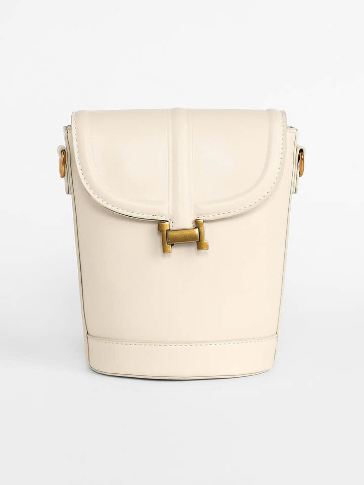 The Monogram Sling Bag - Ivory Cream