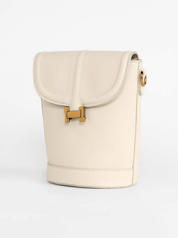The Monogram Sling Bag - Ivory Cream
