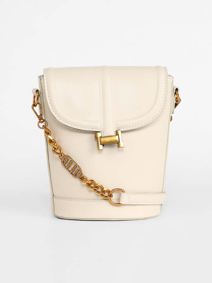 The Monogram Sling Bag - Ivory Cream