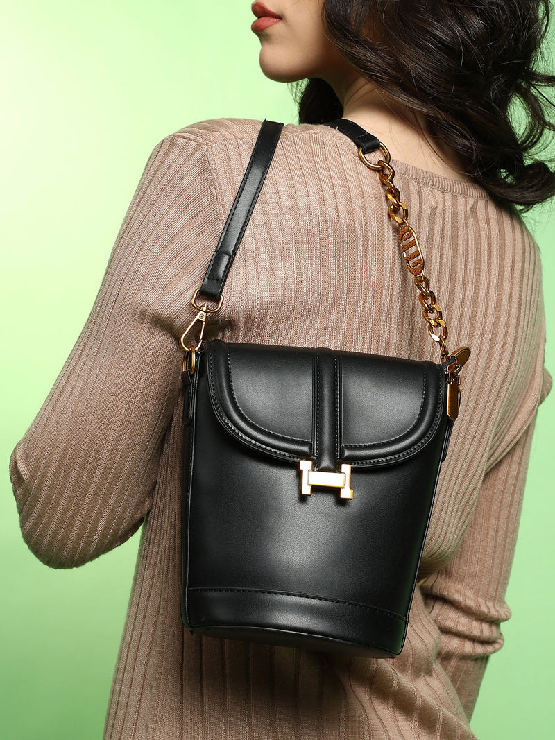 The Monogram Sling Bag - Midnight Black