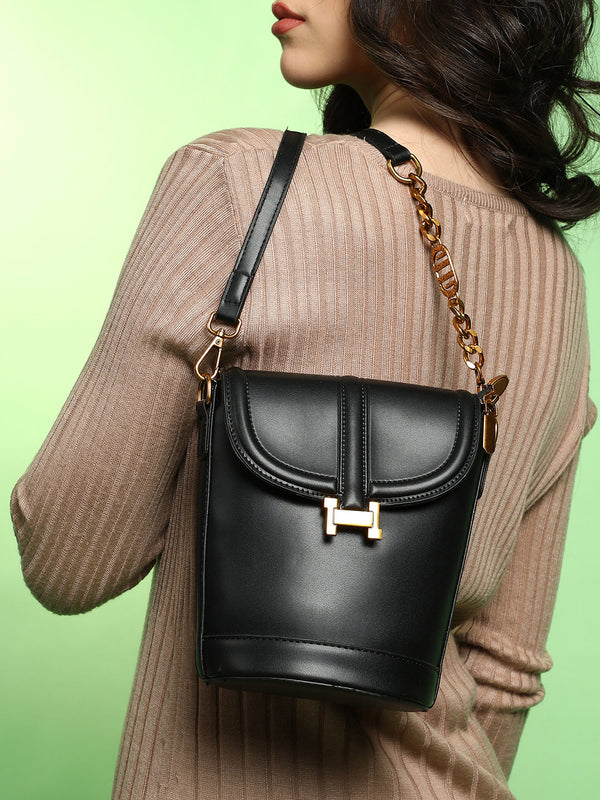 The Monogram Sling Bag - Midnight Black
