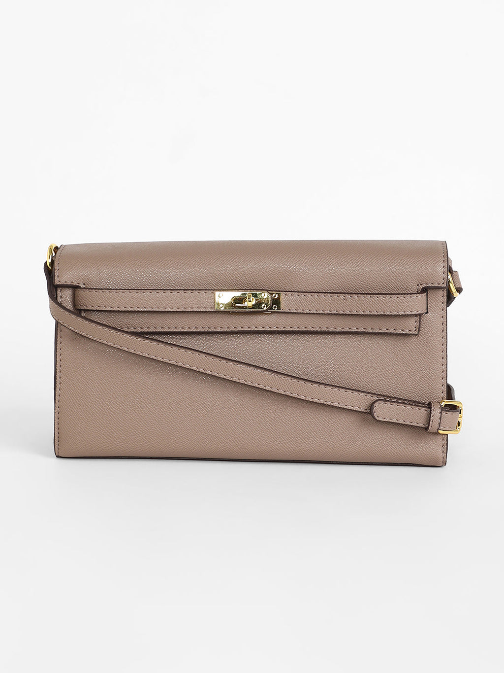 The Overlap Sling Bag - Peanut Brown