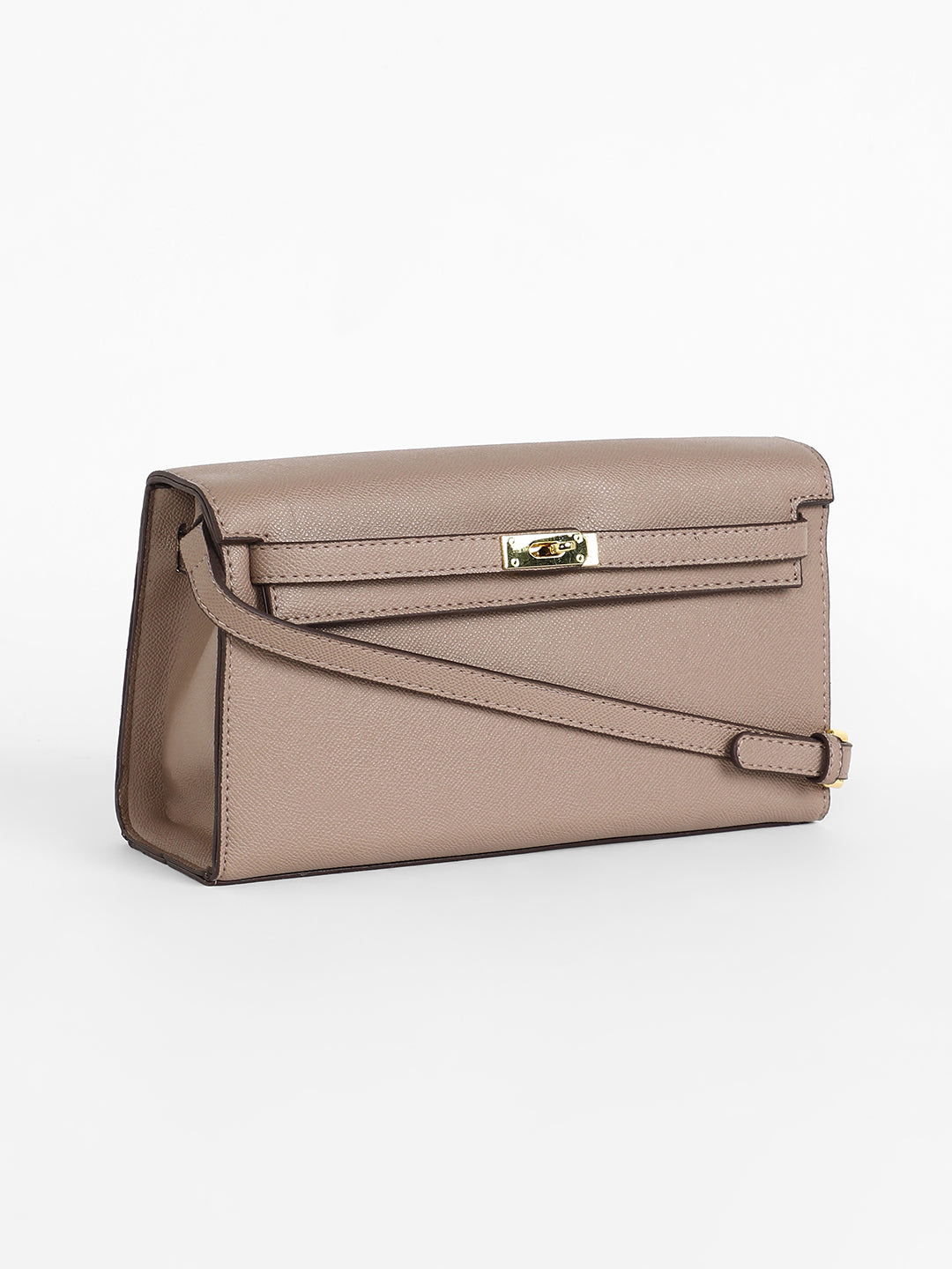 The Overlap Sling Bag - Peanut Brown