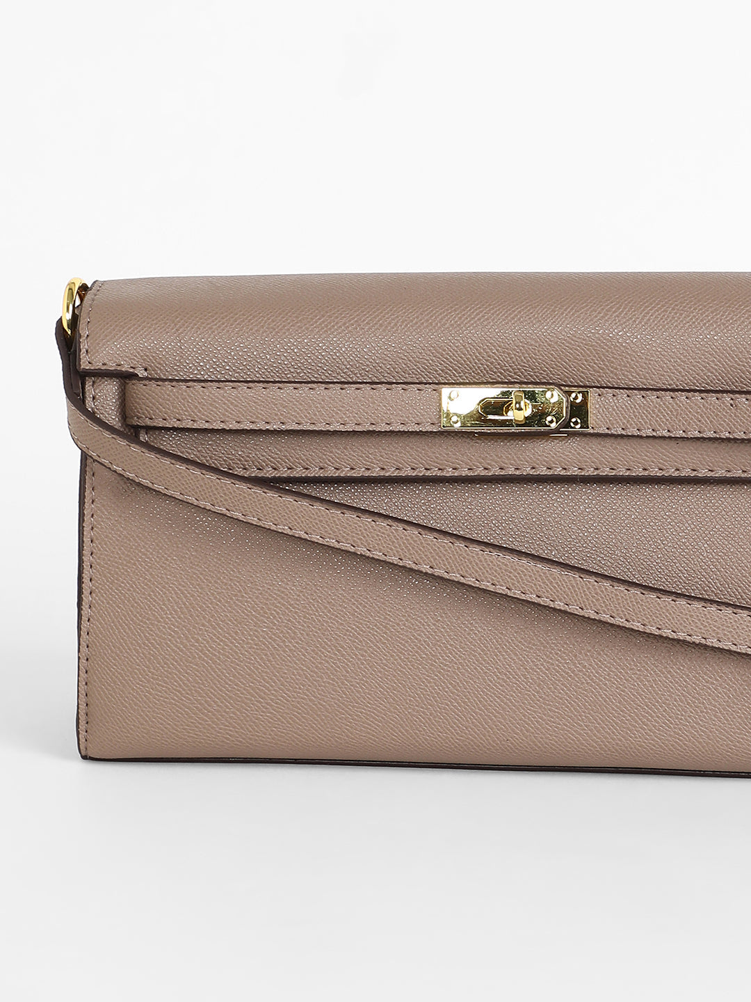 The Overlap Sling Bag - Peanut Brown