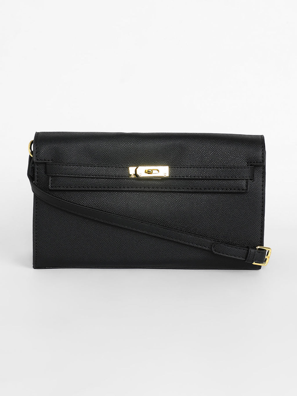 The Overlap Sling Bag - Midnight Black