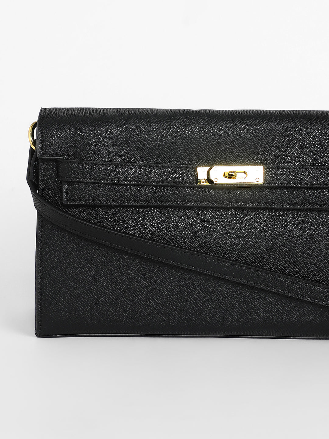The Overlap Sling Bag - Midnight Black