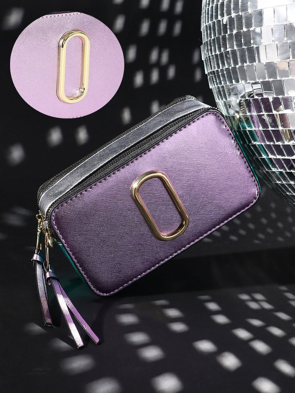 The Block Box Sling Bag - Flamingo Pink