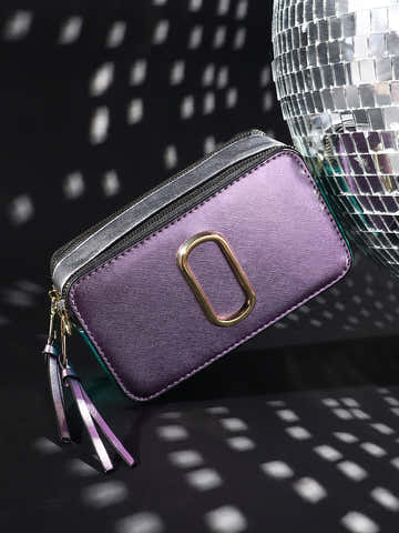 The Block Box Sling Bag - Flamingo Pink