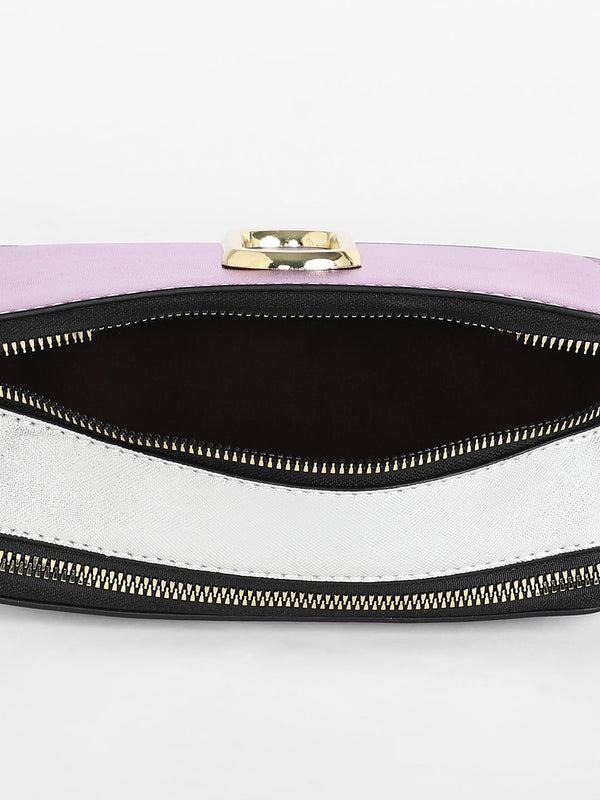 The Block Box Sling Bag - Flamingo Pink