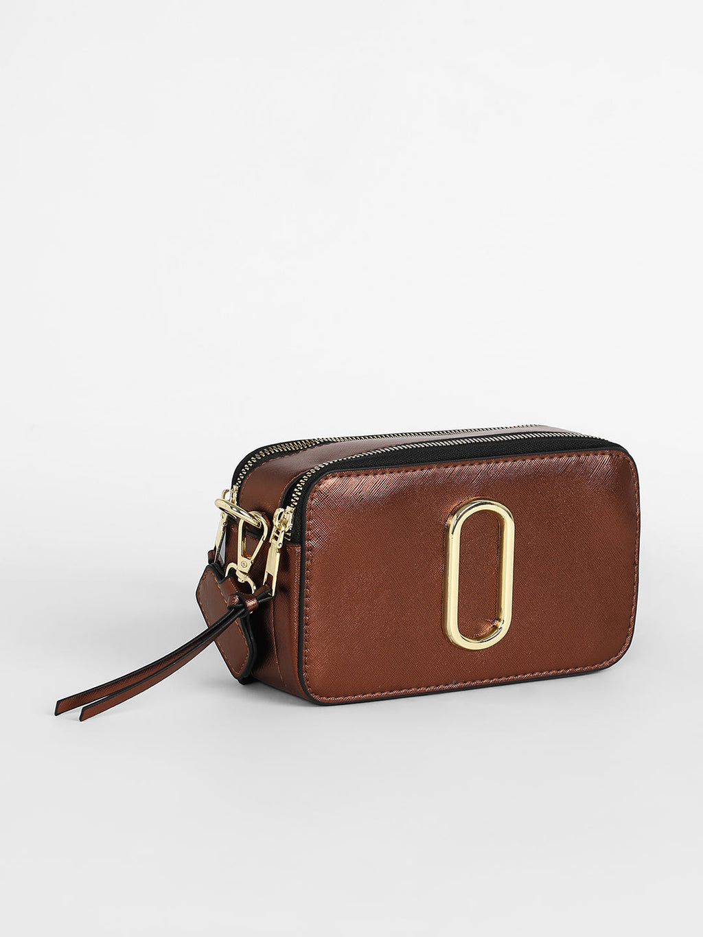 The Block Box Sling Bag - Chocolate Brown