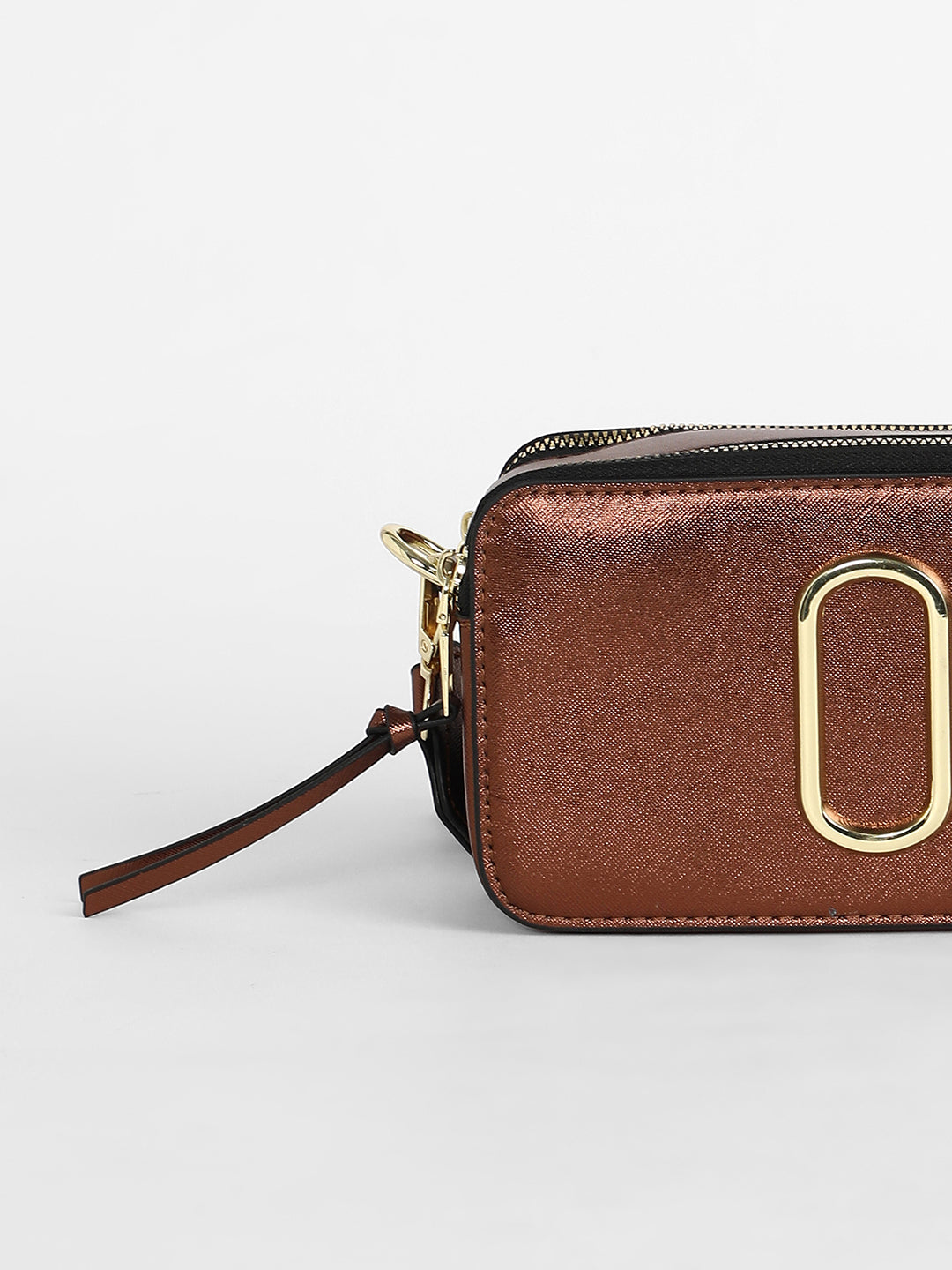 The Block Box Sling Bag - Chocolate Brown