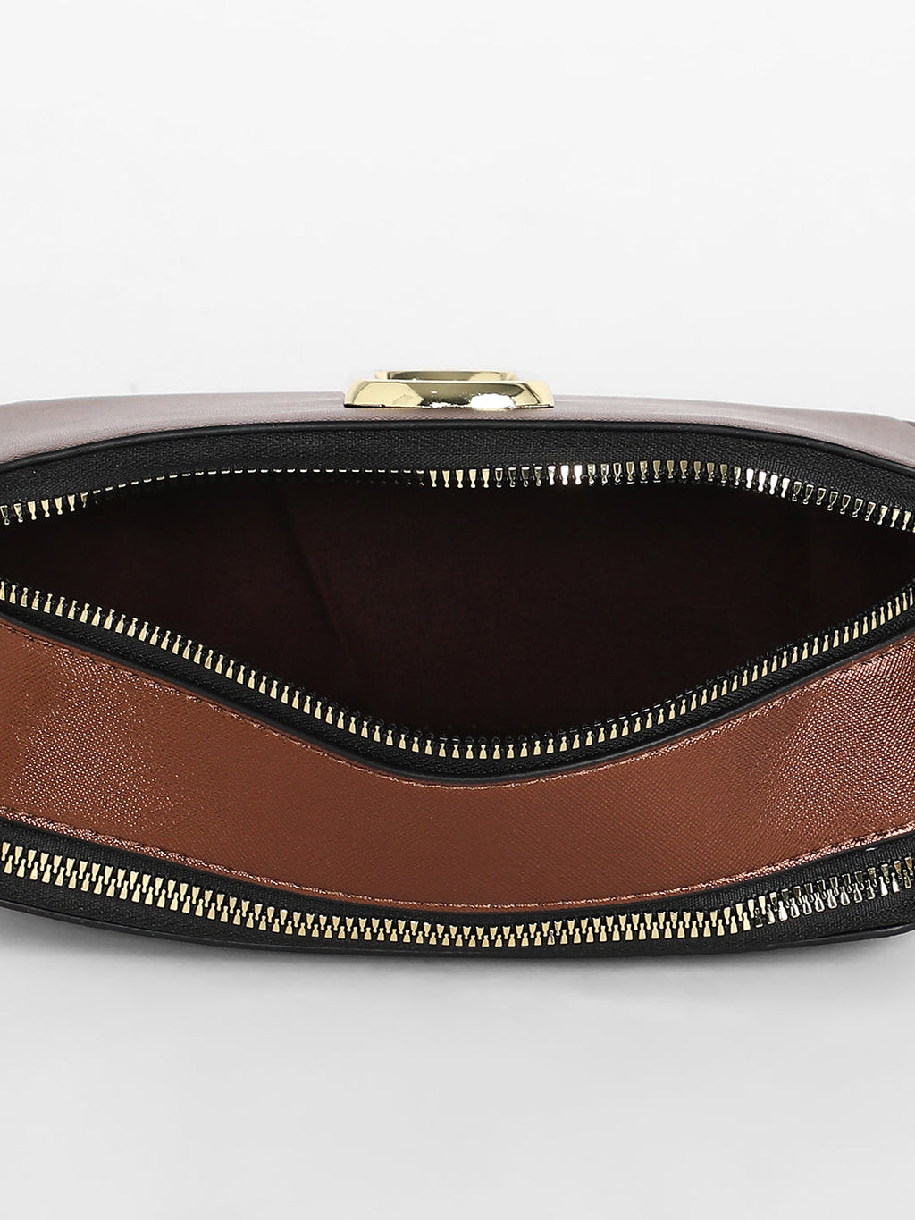 The Block Box Sling Bag - Chocolate Brown