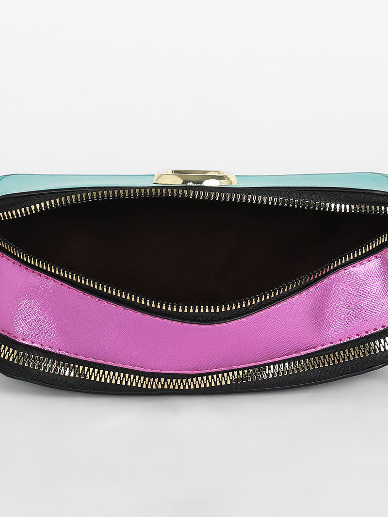 The Block Box Sling Bag - Pine Green
