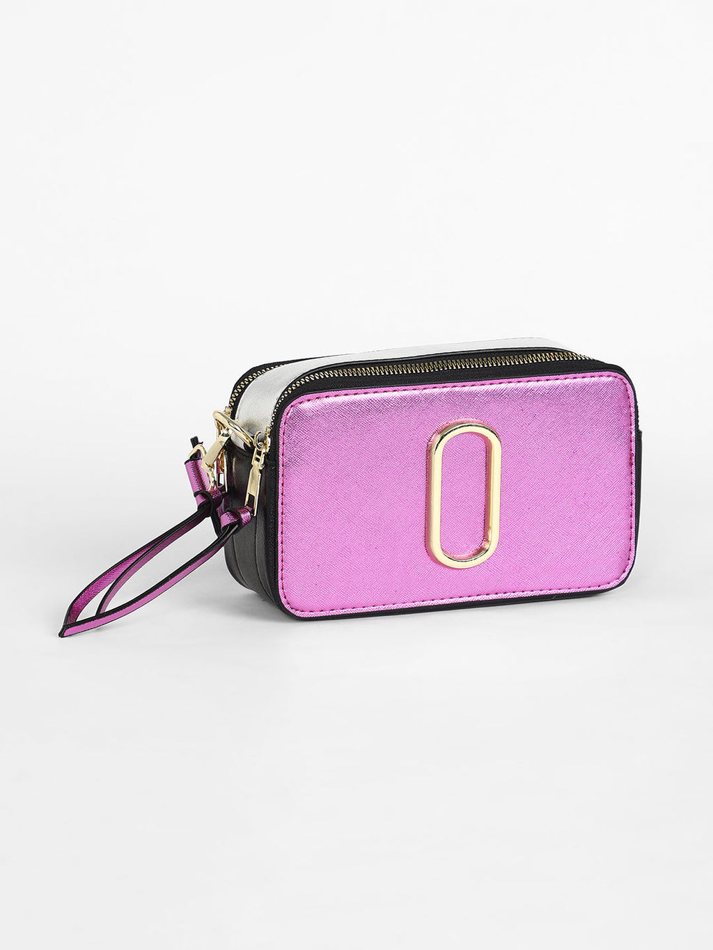 The Block Box Sling Bag - Fushcia Pink