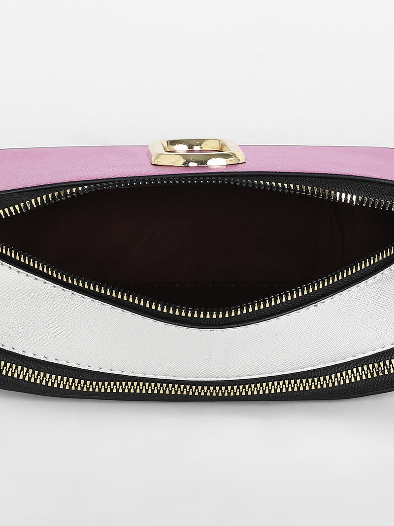 The Block Box Sling Bag - Fushcia Pink