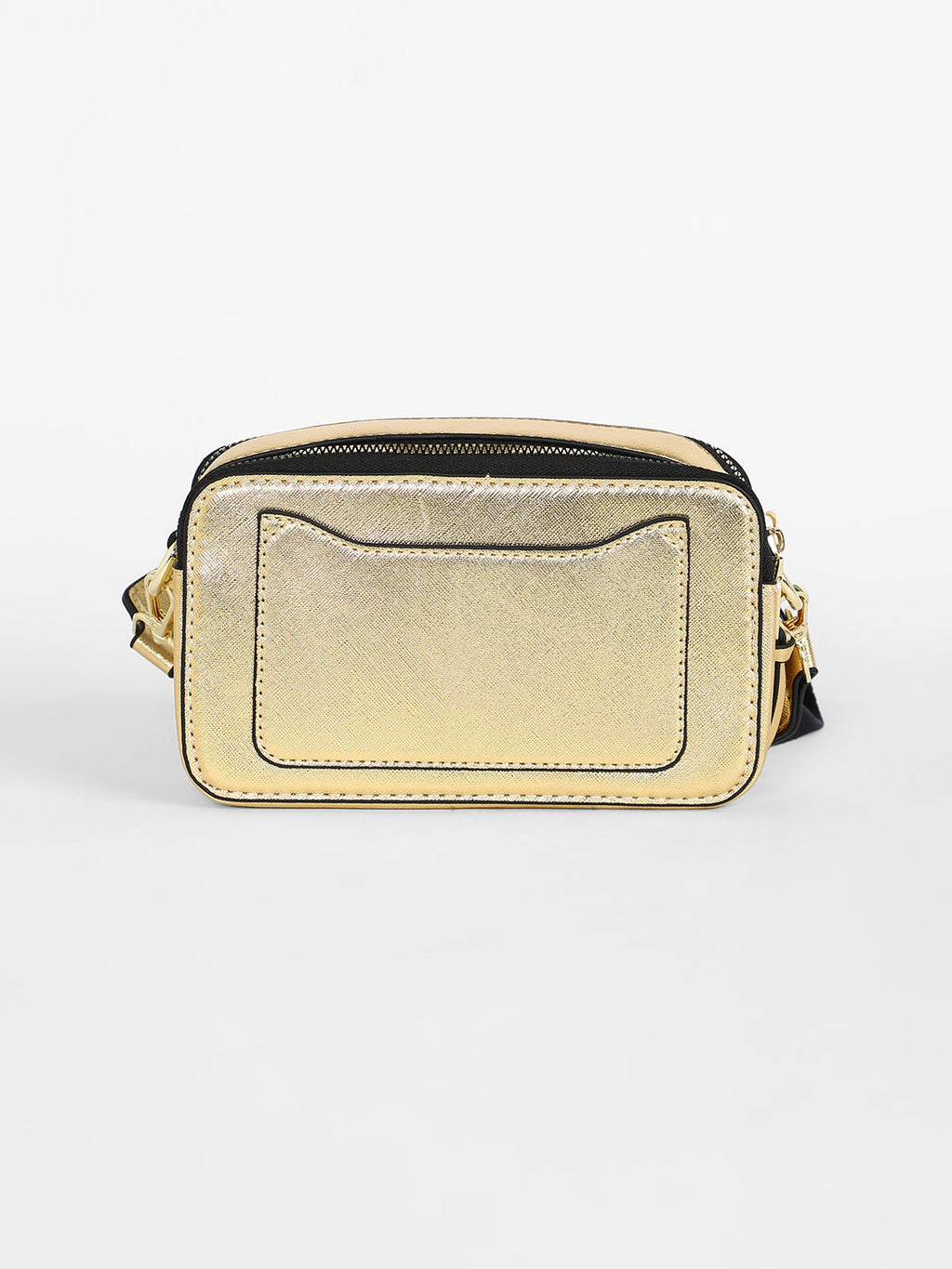 The Block Box Sling Bag - Metallic Gold
