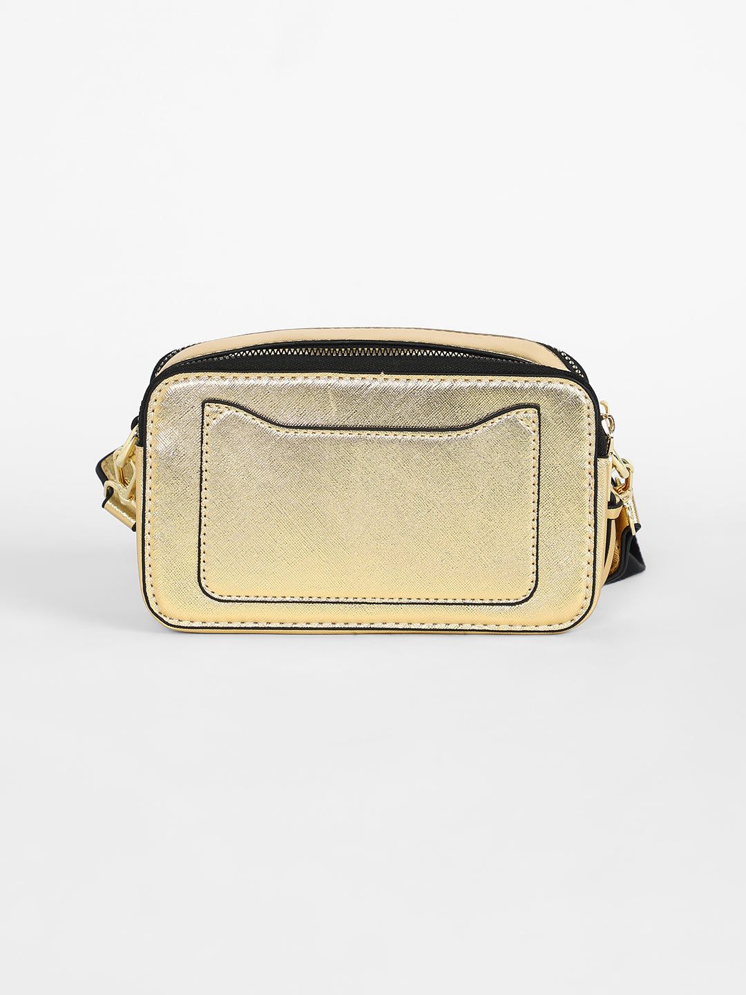 The Block Box Sling Bag - Metallic Gold