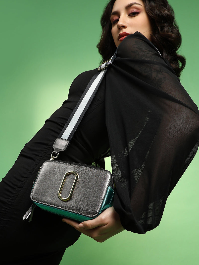 The Block Box Sling Bag - Graphite Grey