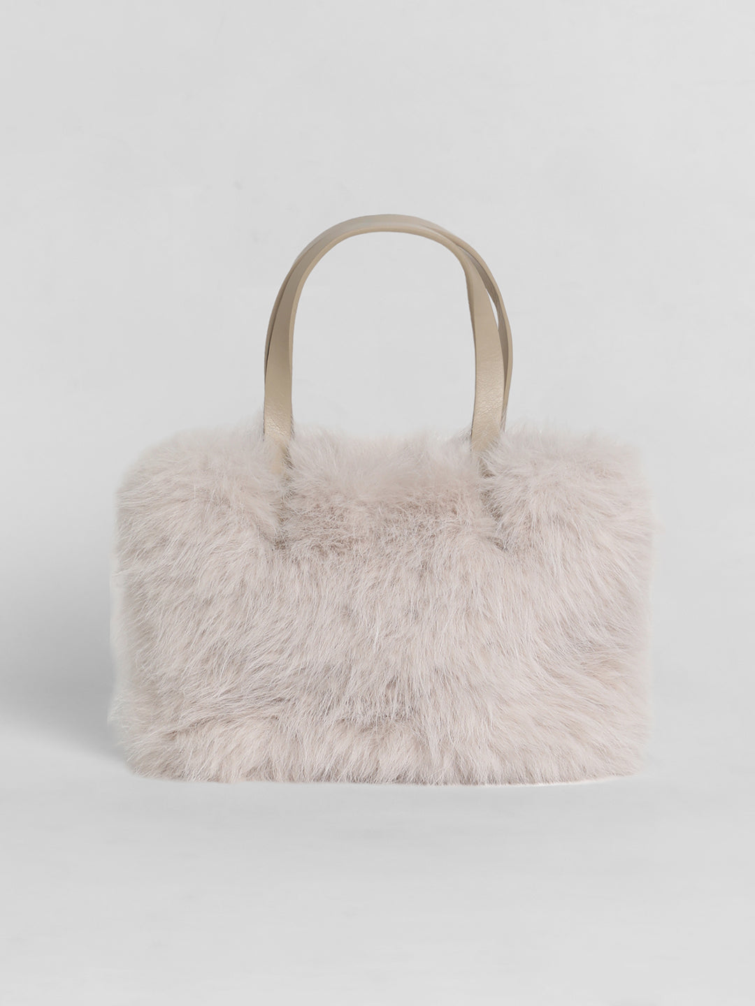 The Fur Hand Bag - Baby Pink