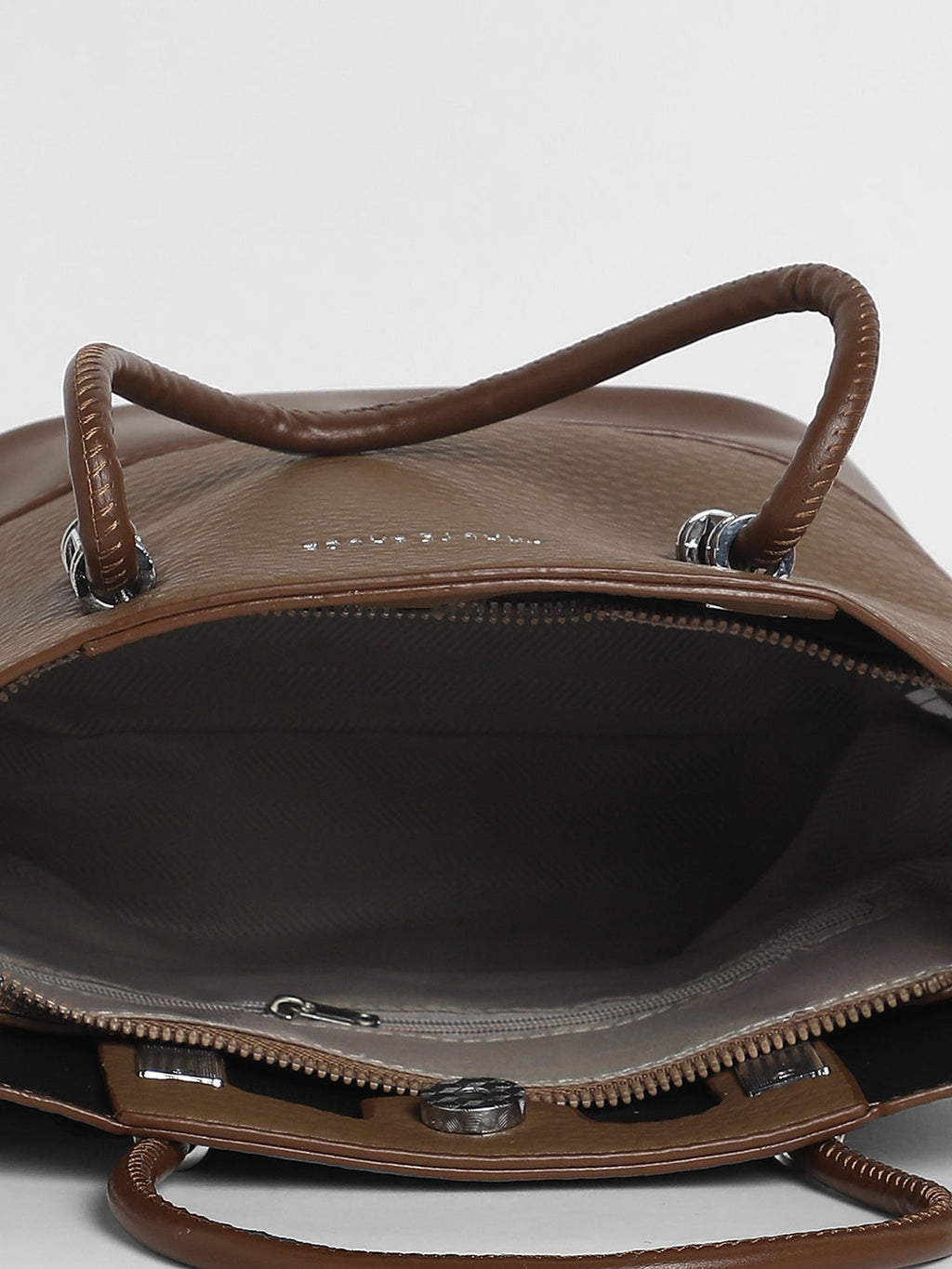 The Basket Hand Bag - Chocolate Brown