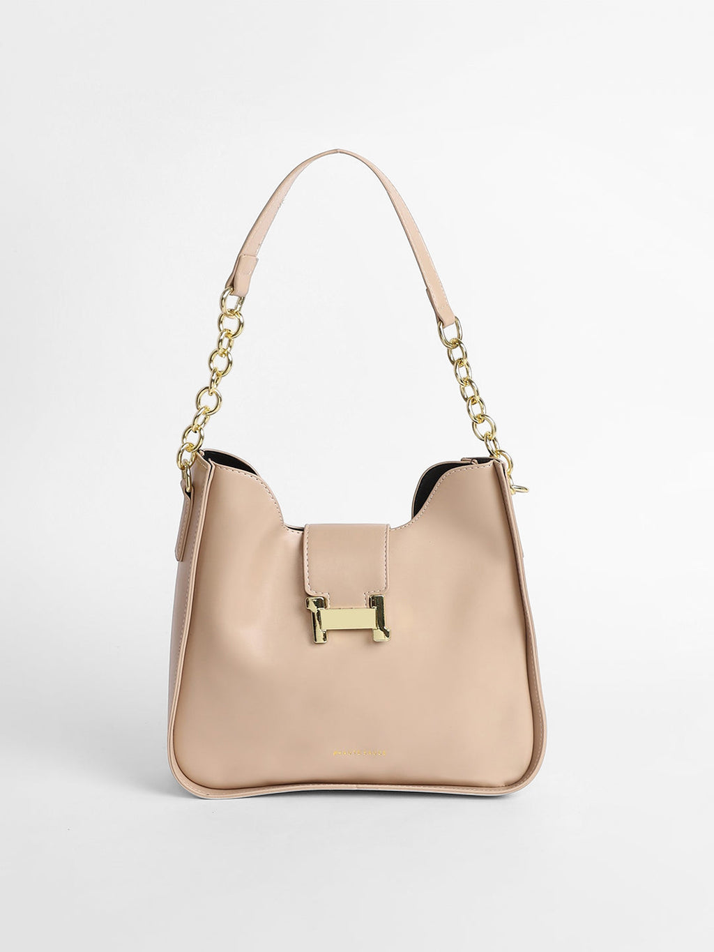 The Monogram Shoulder Bag With Pouch - Light Beige