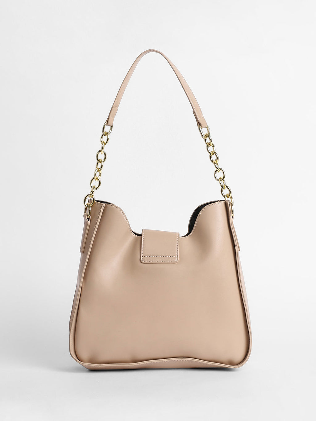 The Monogram Shoulder Bag With Pouch - Light Beige
