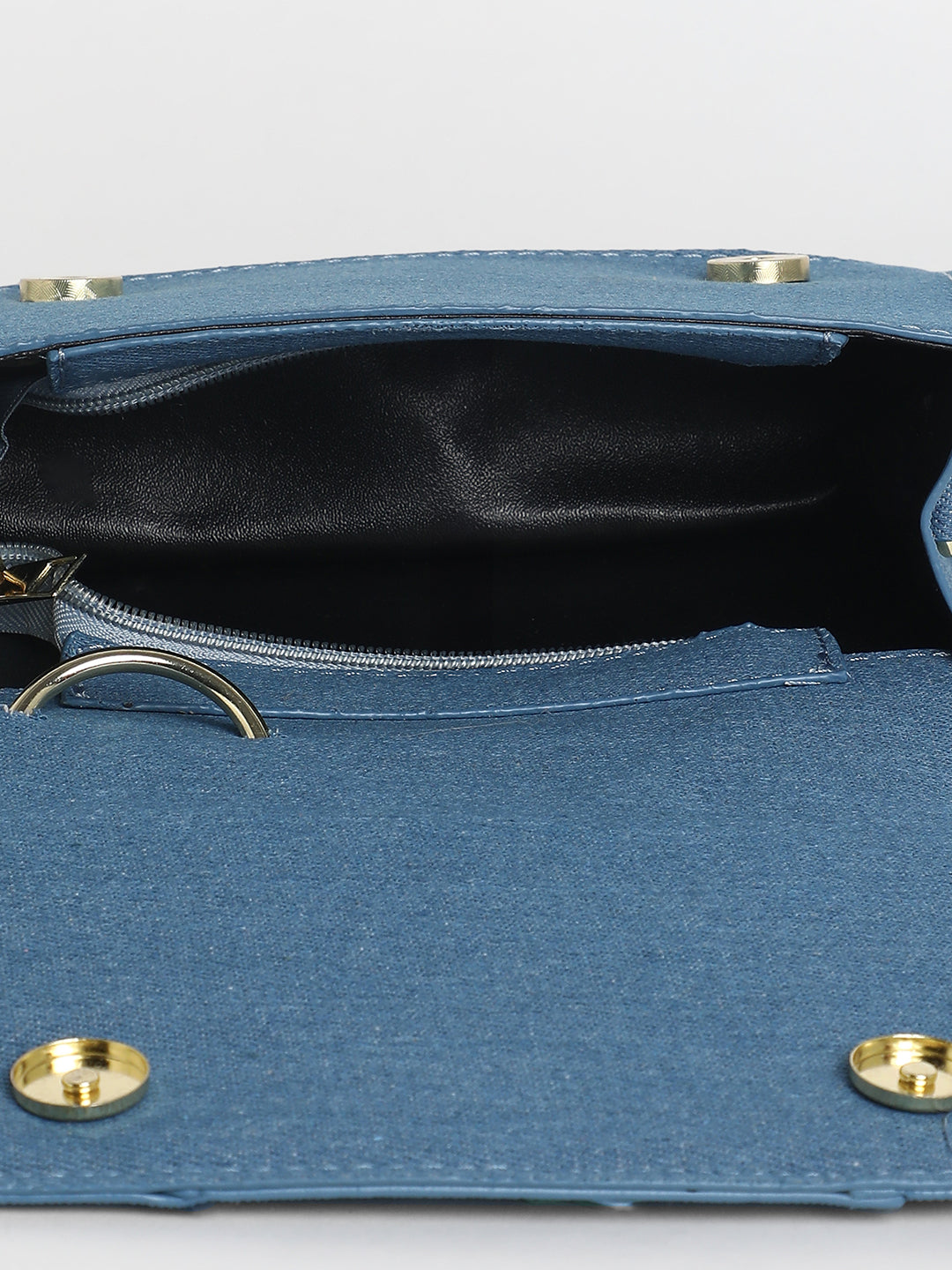 The Denim Sash Hand Bag - Light Blue
