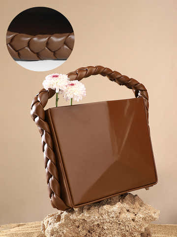The Kaleidoscope Bucket Bag - Chocolate Brown