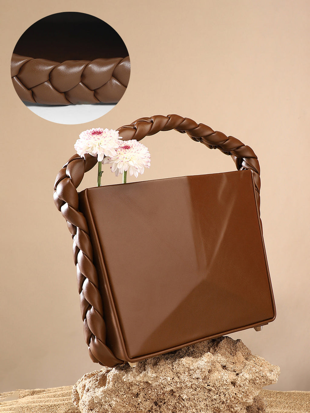 The Kaleidoscope Bucket Bag - Chocolate Brown