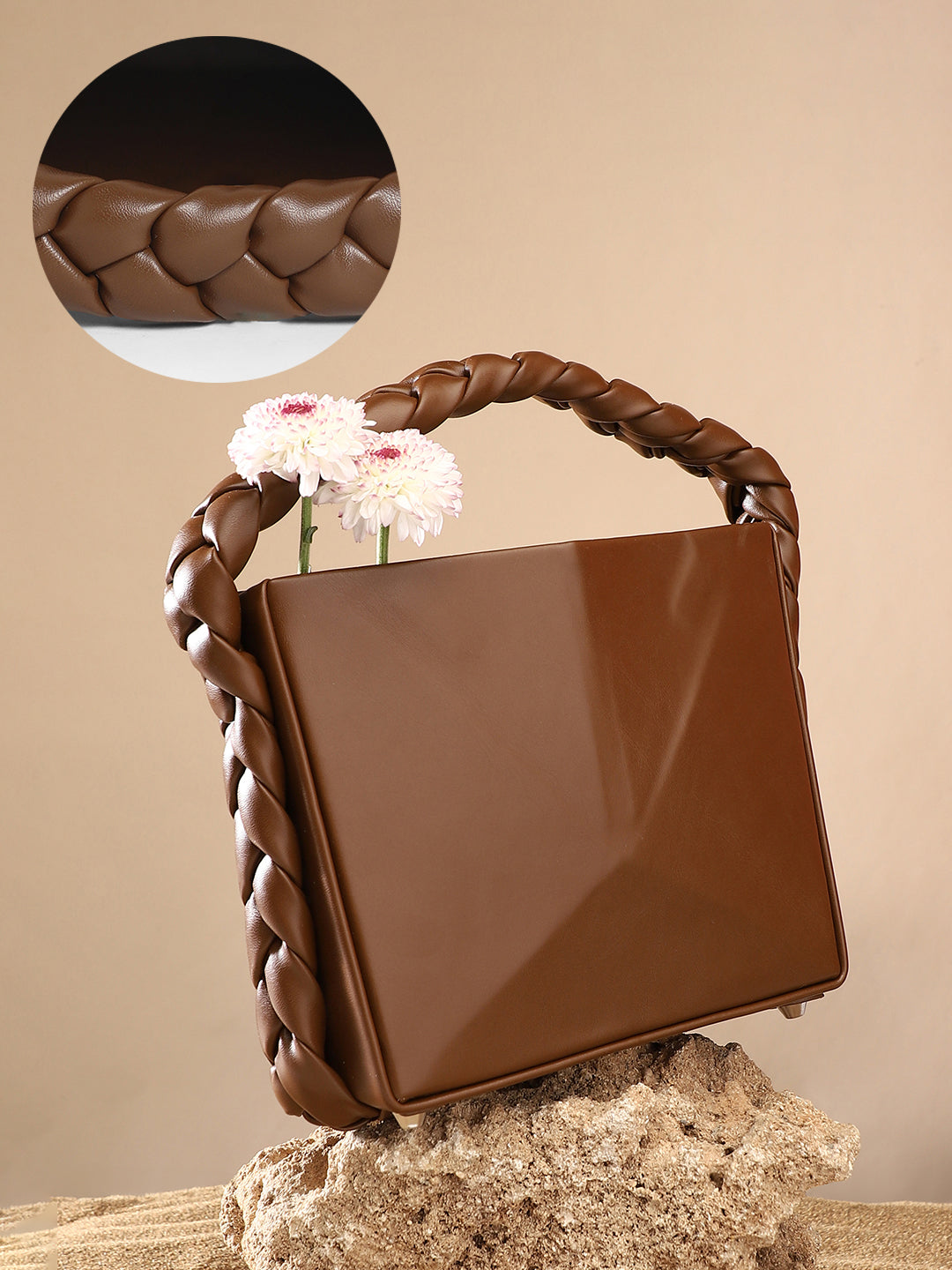 The Kaleidoscope Bucket Bag - Chocolate Brown