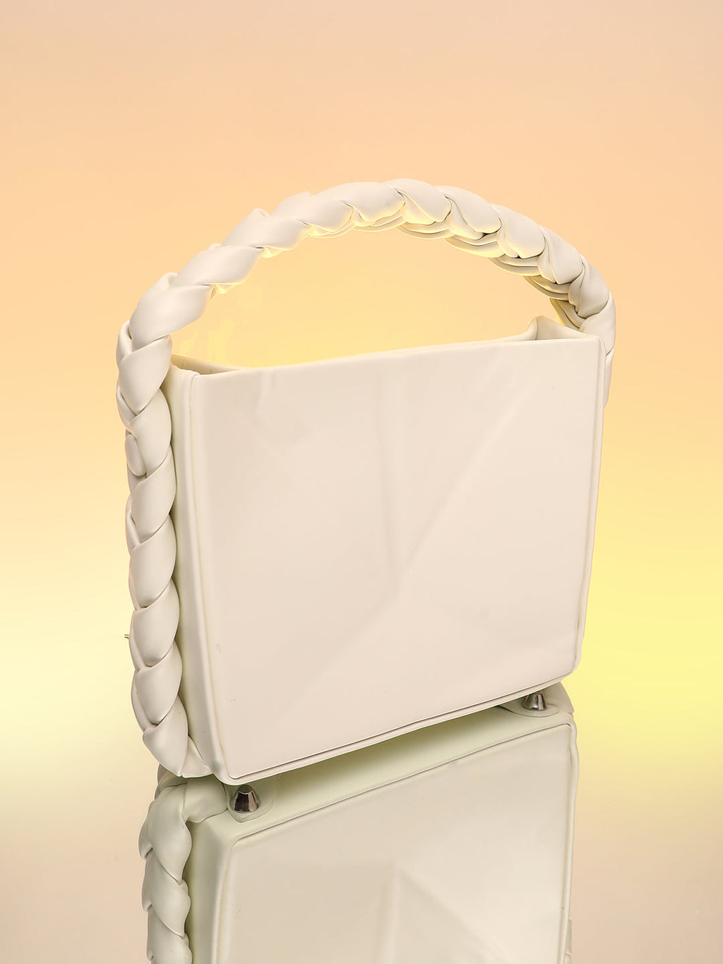 The Kaleidoscope Bucket Bag - Cream White