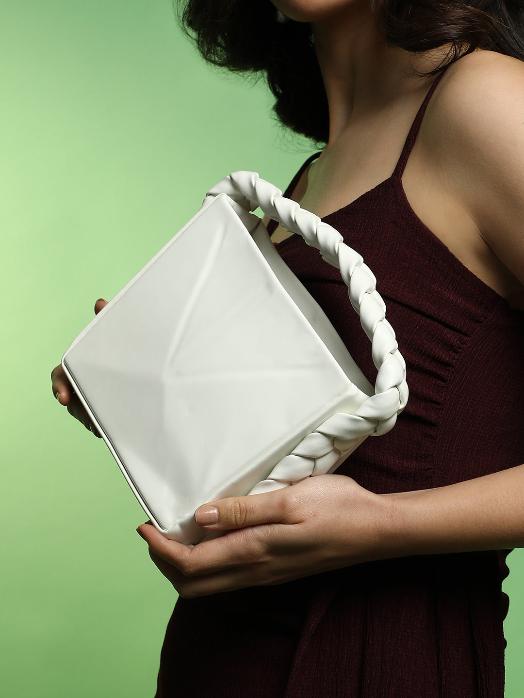 The Kaleidoscope Bucket Bag - Cream White