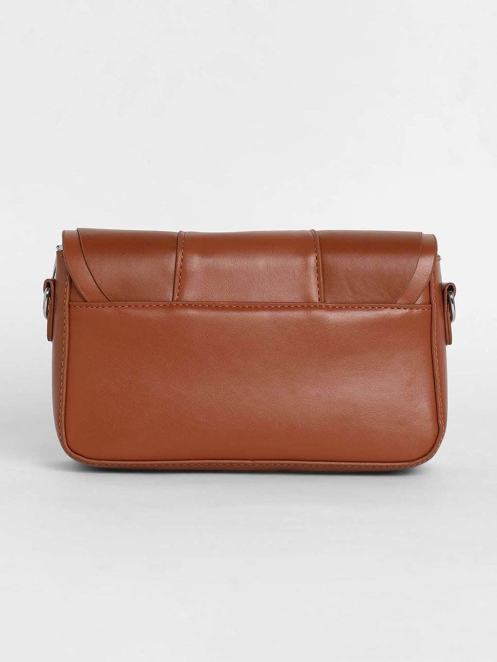 The Ruched Sling Bag - Chocolate Brown