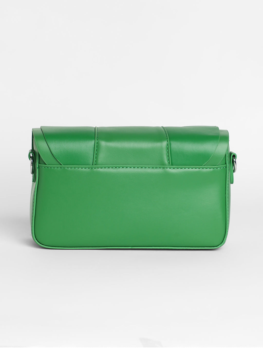 The Ruched Sling Bag - Shamrock Green