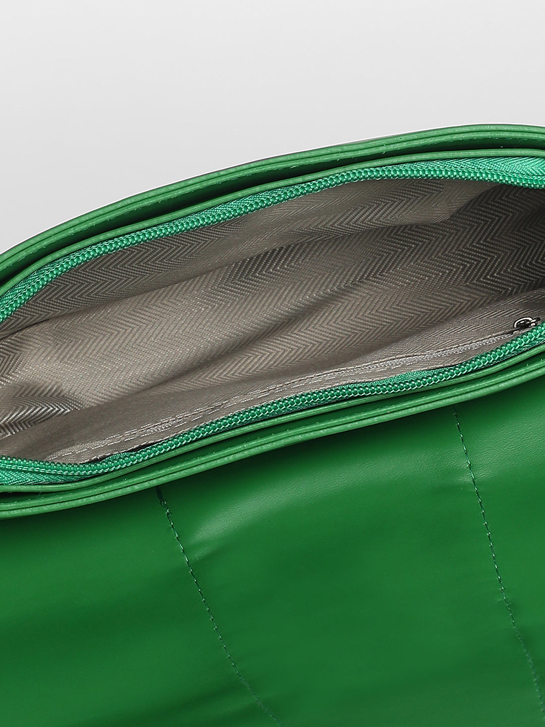 The Ruched Sling Bag - Shamrock Green