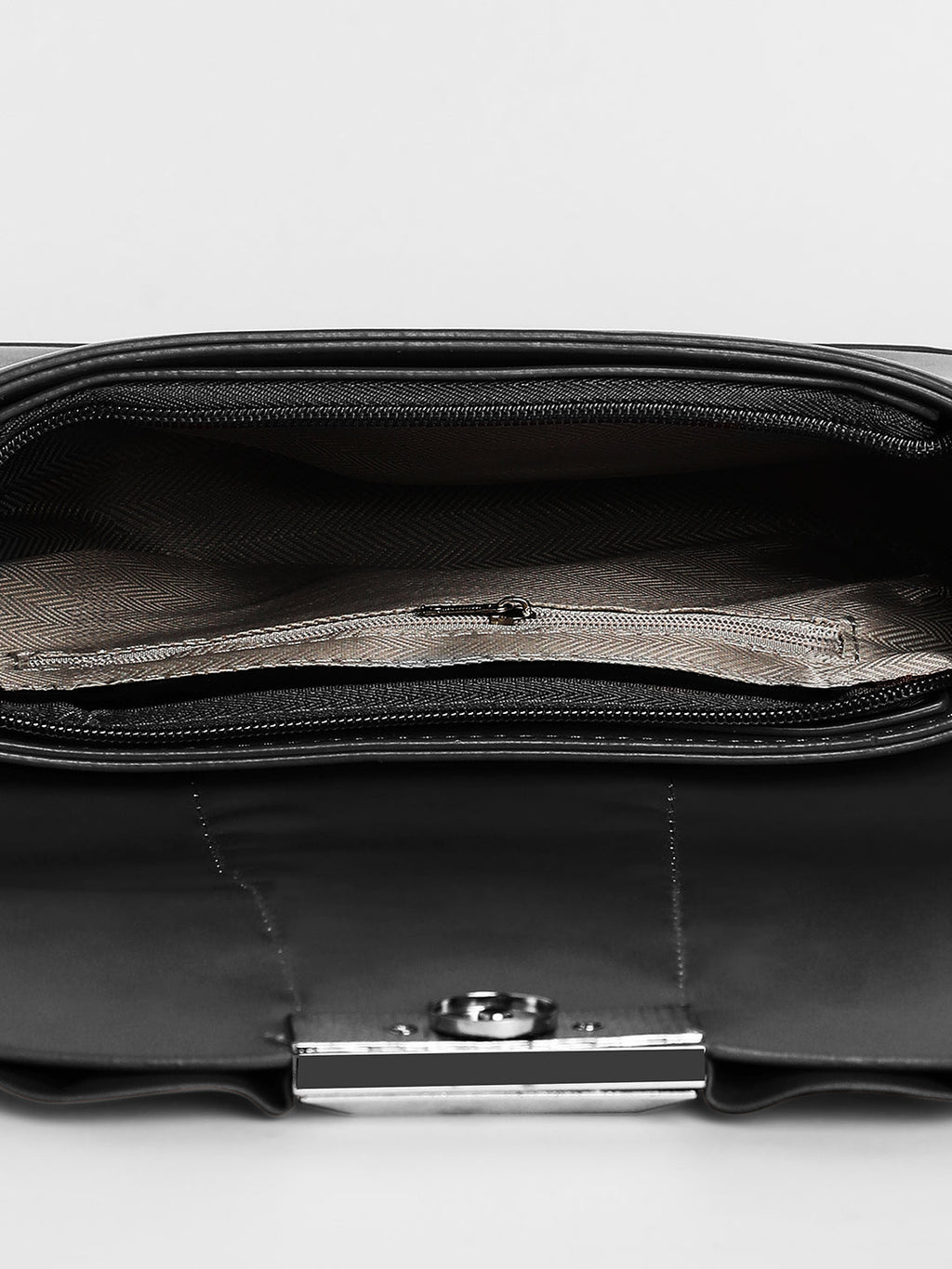 The Ruched Sling Bag - Midnight Black