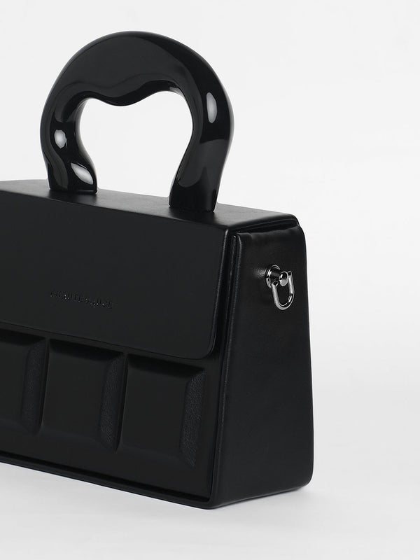 The Caldera Boxed Hand Bag - Midnight Black