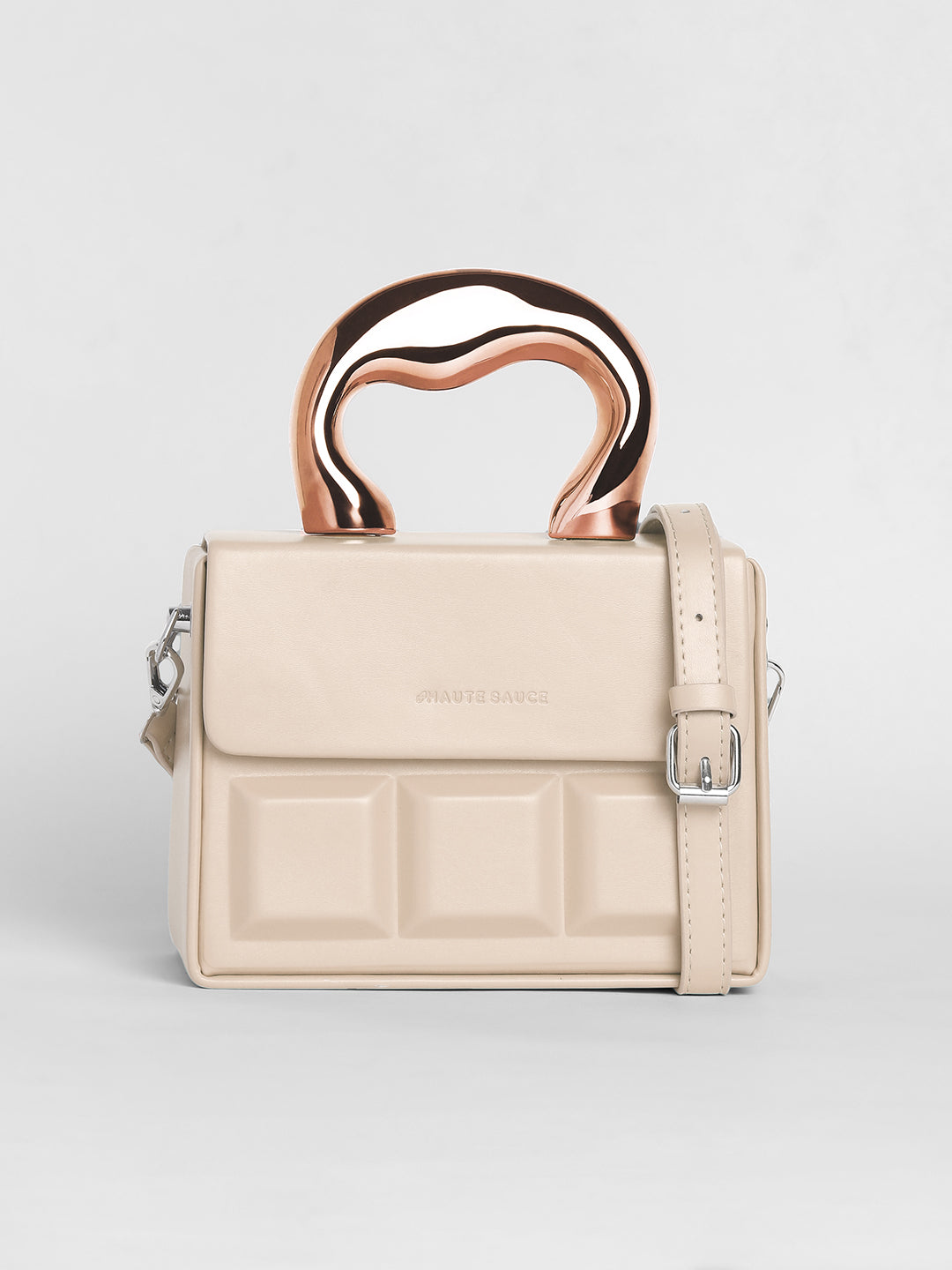 The Caldera Boxed Hand Bag - Beige