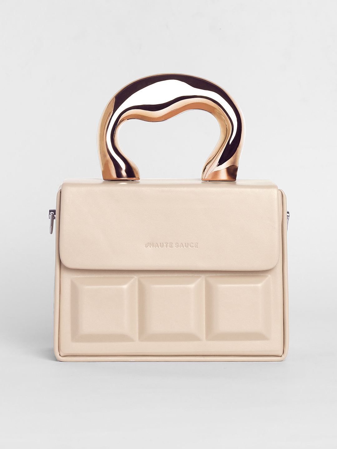 The Caldera Boxed Hand Bag - Beige